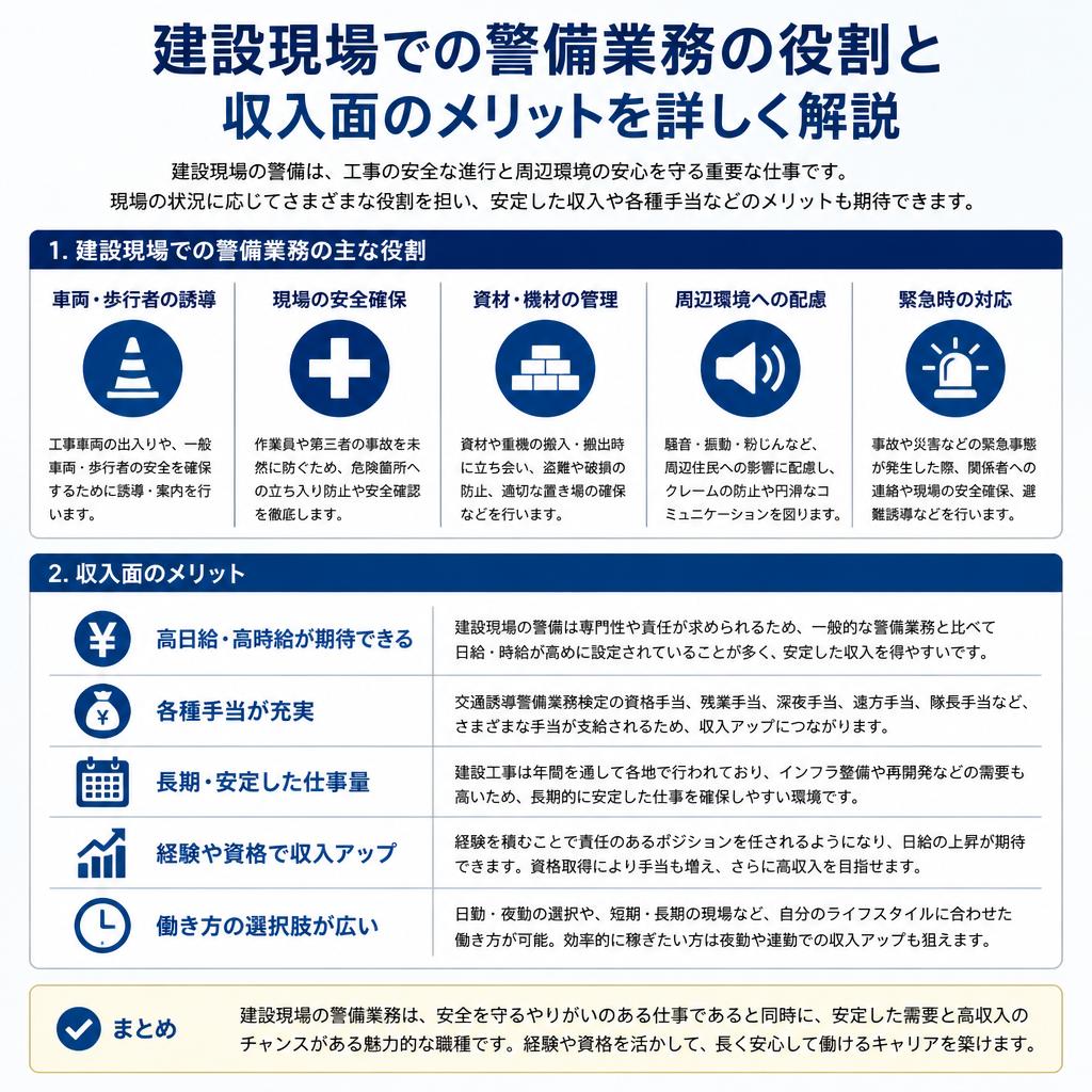 建設業界での安定した収入