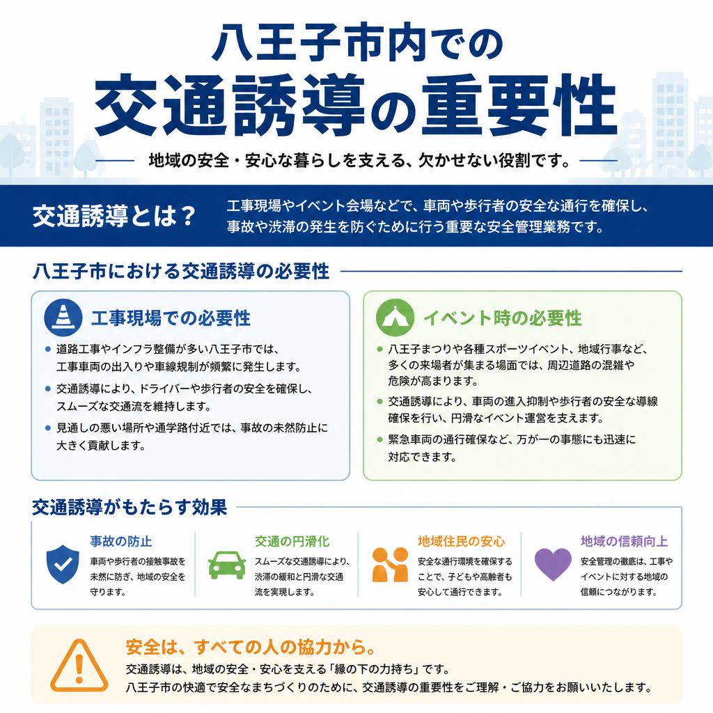八王子市における交通誘導の役割