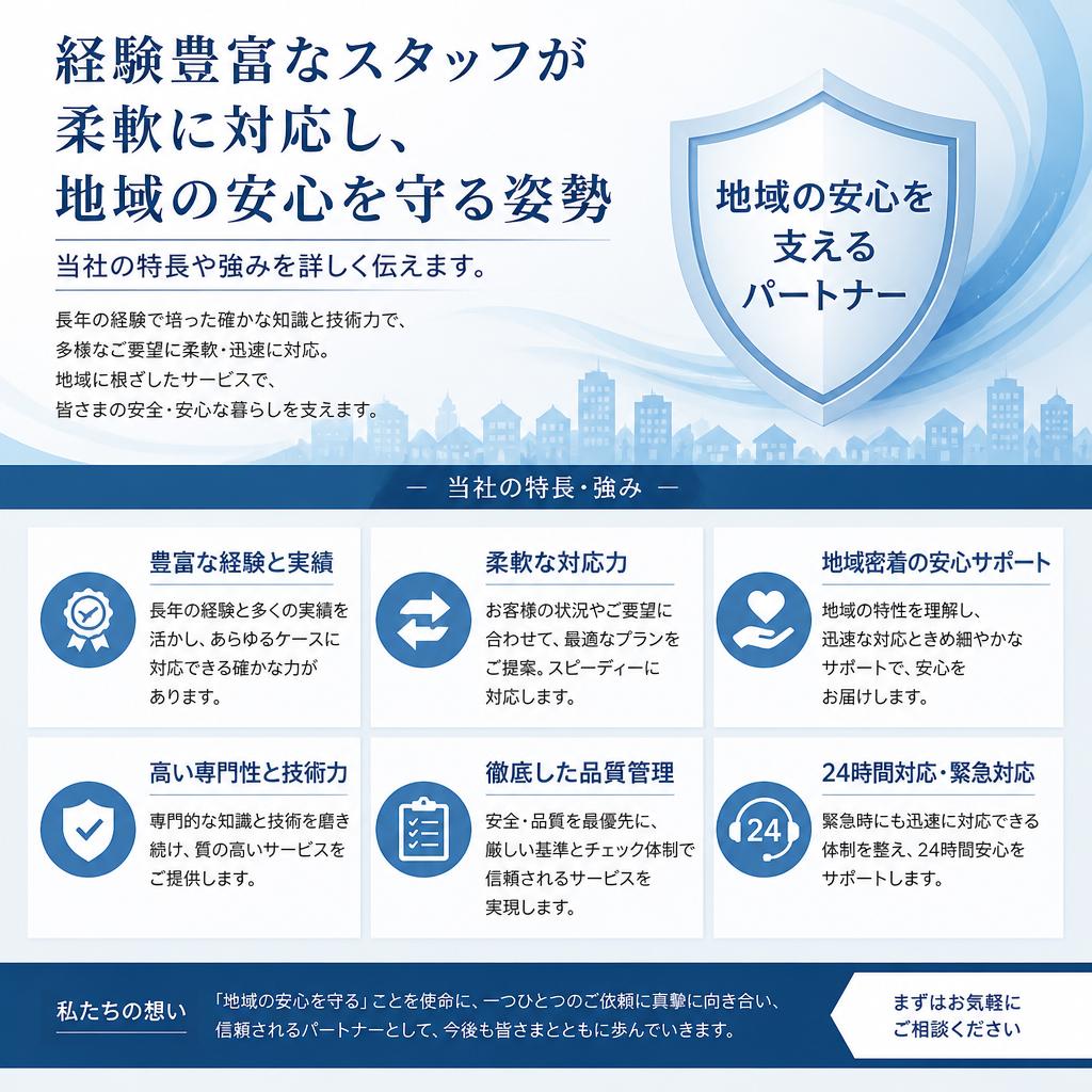 株式会社共栄警備保障の強み