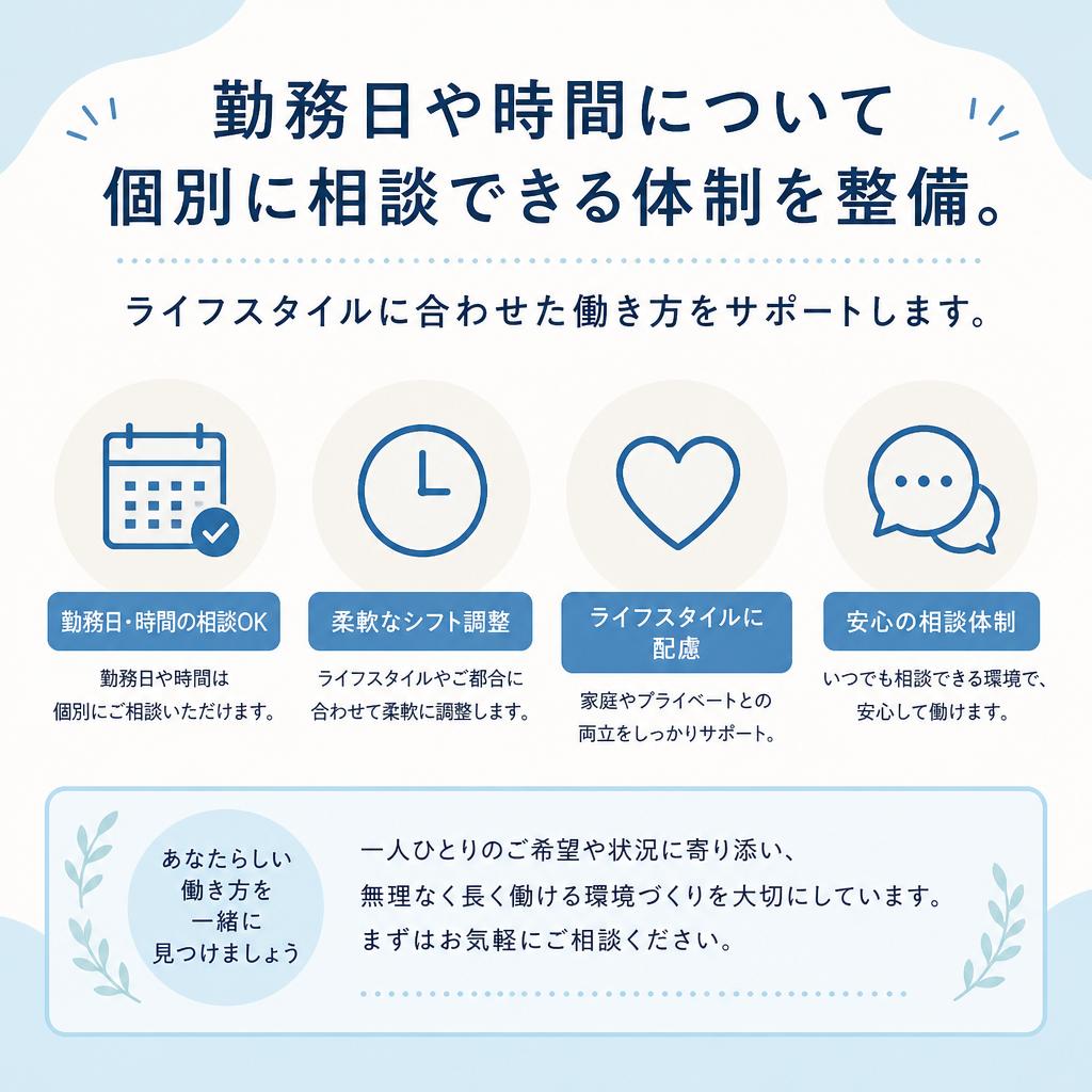 働きやすい環境づくり
