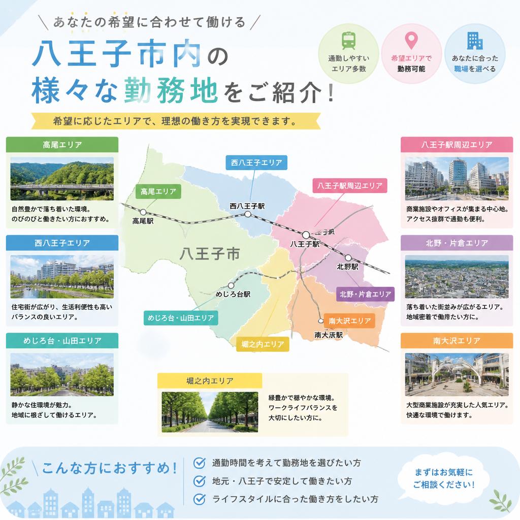 多彩な勤務地のご用意