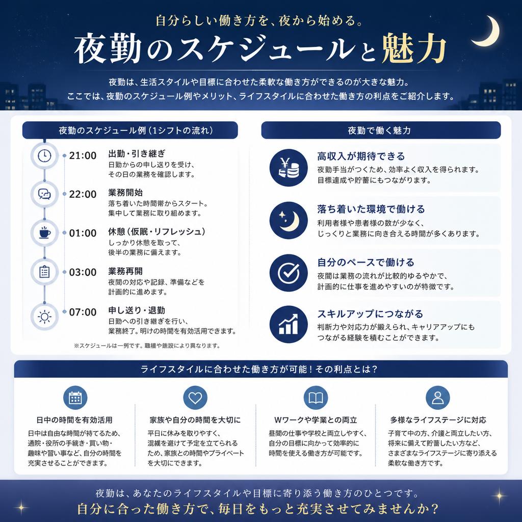 5. 夜勤の魅力と働き方