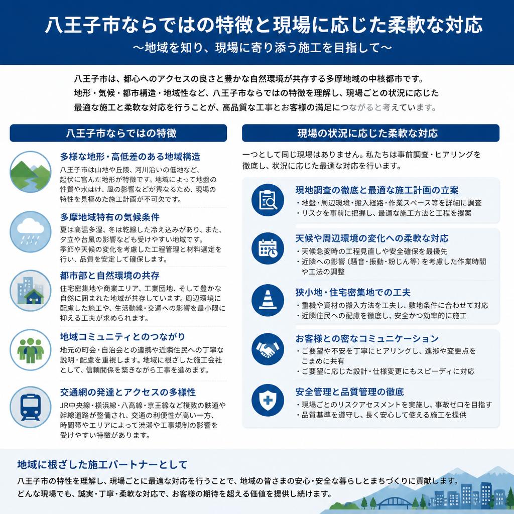 2. 八王子の交通誘導業務の特長