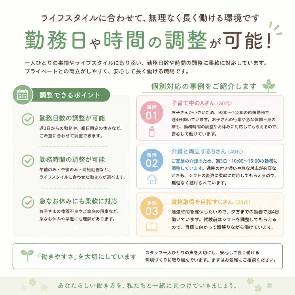 5. 勤務条件の柔軟性