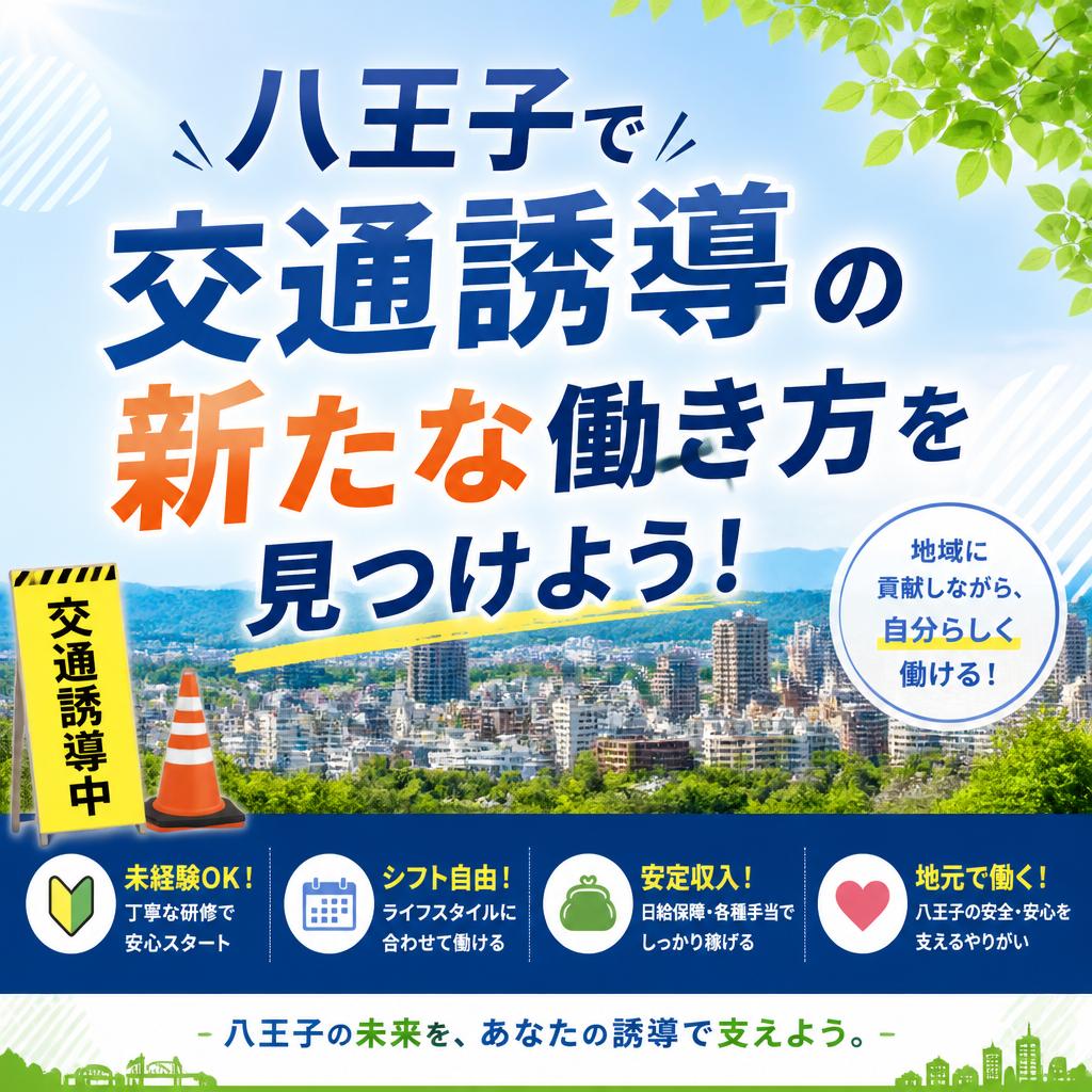 八王子で交通誘導の新たな働き方を見つけよう！