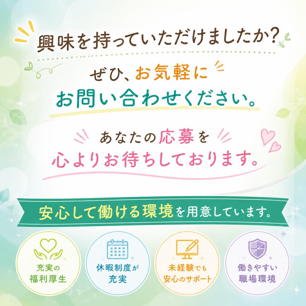 今すぐお問い合わせを！
