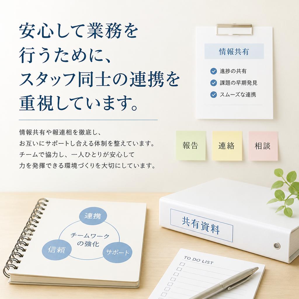 安全第一！現場でのチームワーク