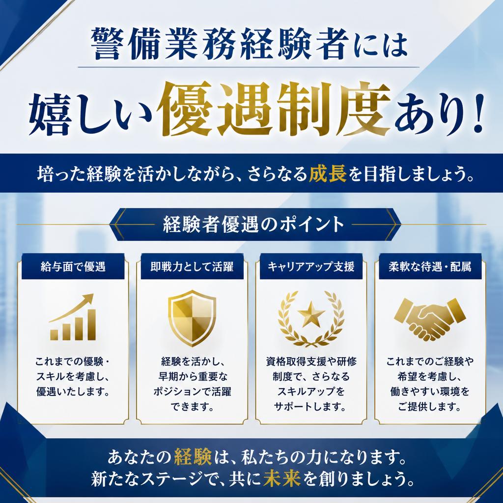 2. 経験者優遇でスキルを活かせるチャンス！