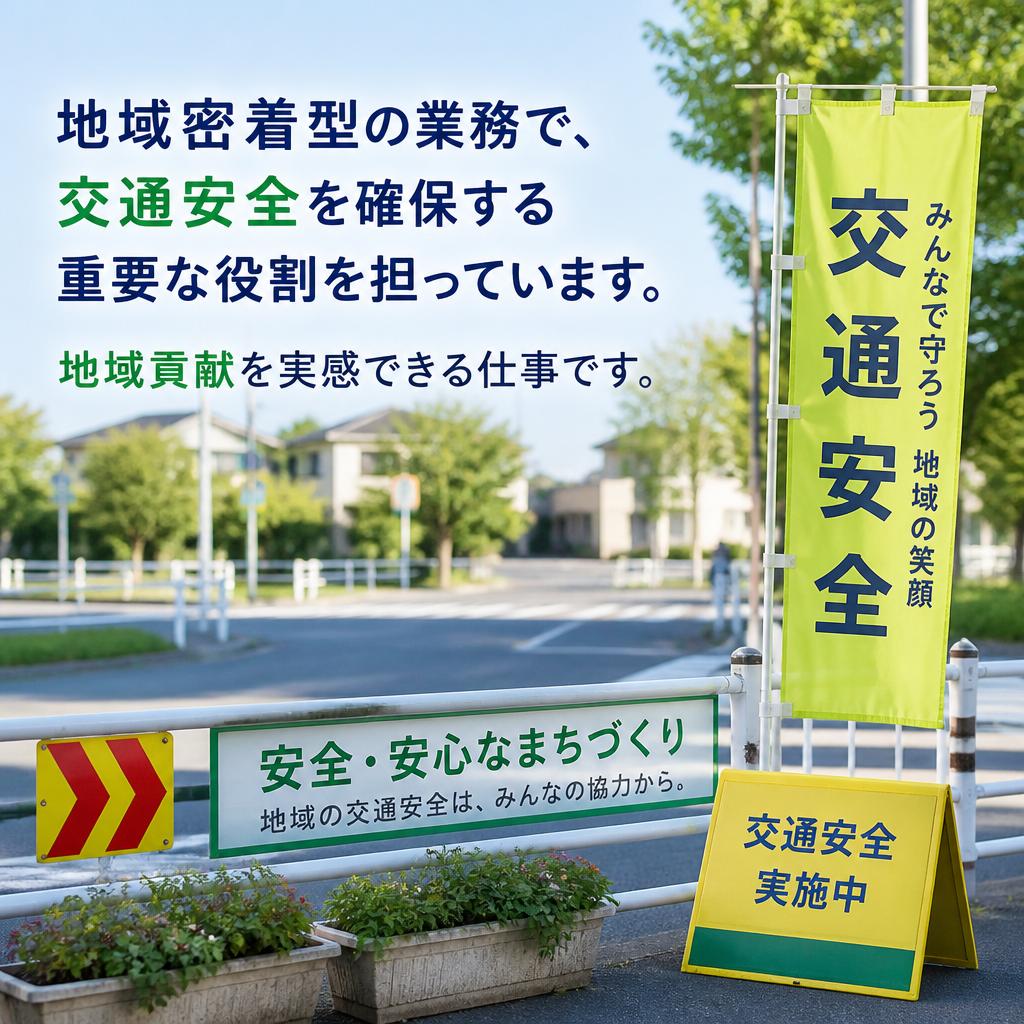 地域の安全を守る責任ある仕事