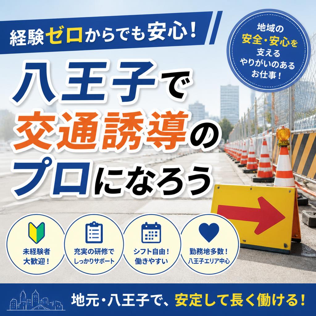経験ゼロからでも安心！八王子で交通誘導のプロになろう
