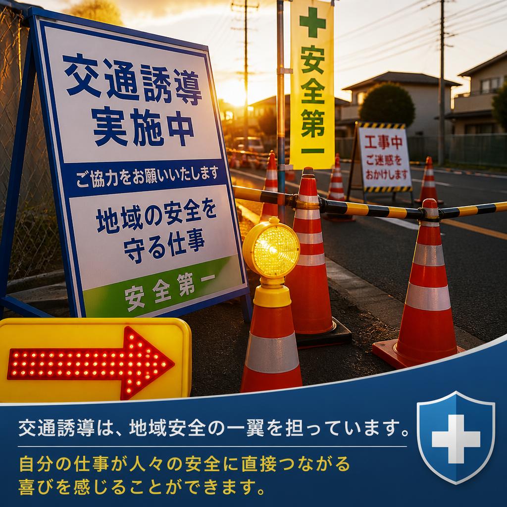 交通誘導の重要性とやりがい