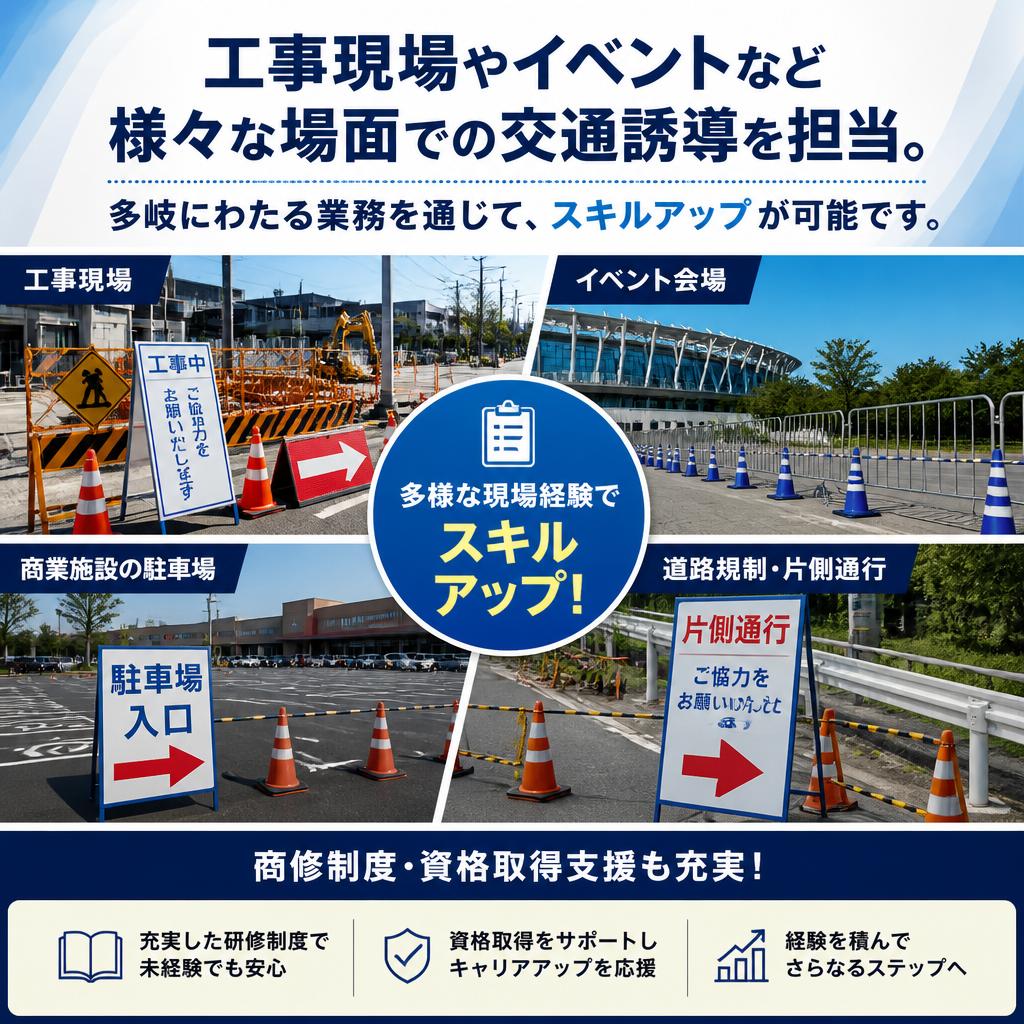 多様な現場での経験を増やすチャンス