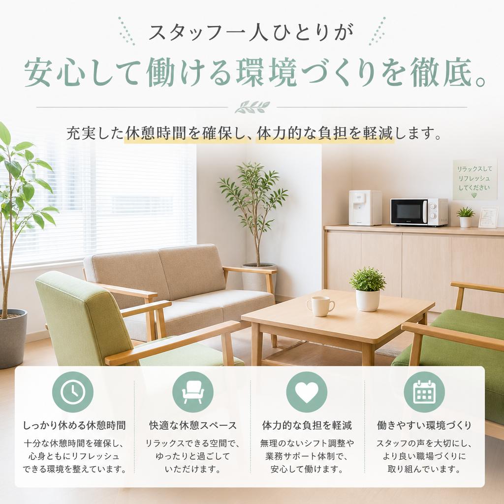 働きやすい環境づくりに注力
