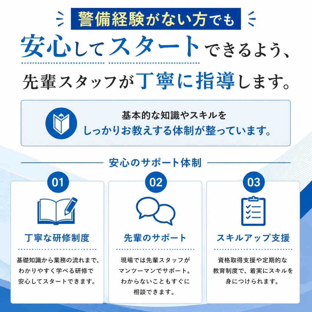 4. 未経験者のサポート体制